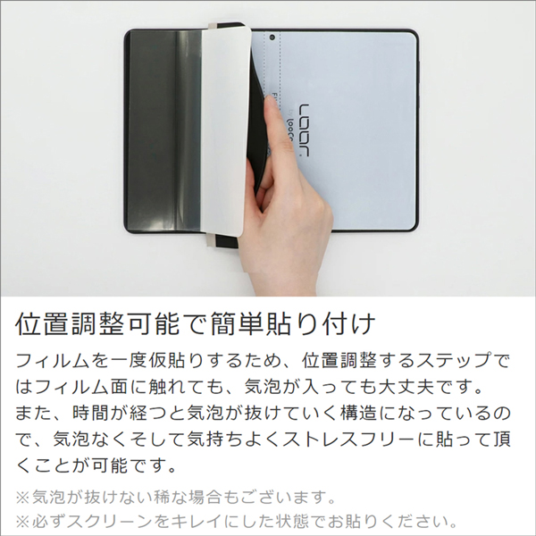 LOOF iPad Pro 9.7インチ[マット仕様] 強化ソフトフィルム保護フィルム 気泡無し 貼りやすい 気泡なし 割れ防止