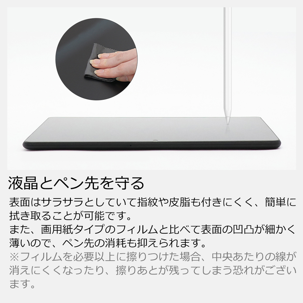 [2枚入り] LOOF Surface Go 2 3 / STQ-00012 8VA-00030 用 フィルム ペーパーライク 紙 ペーパーライクフィルム さらさら イラスト 保護フィルム 指紋防止 反射防止 気泡なし