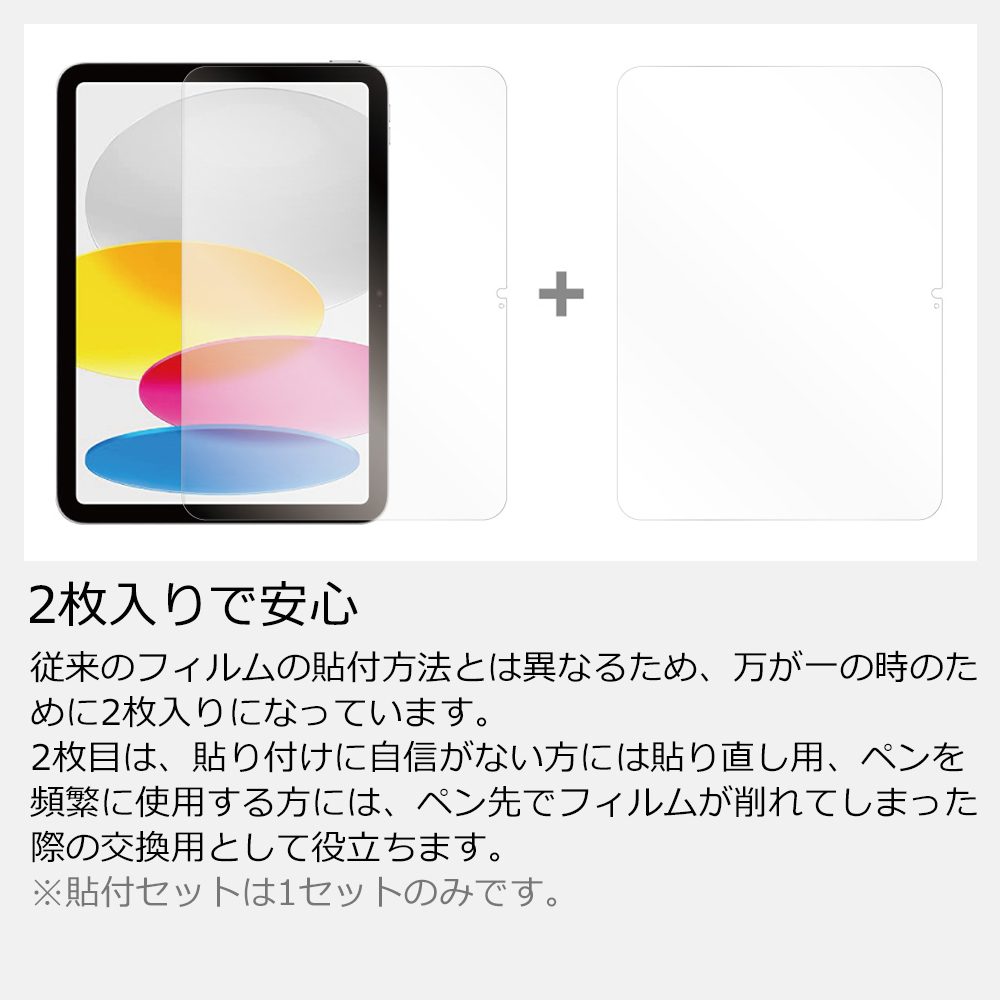 [2枚入り] LOOF Surface Go 2 3 / STQ-00012 8VA-00030 用 フィルム ペーパーライク 紙 ペーパーライクフィルム さらさら イラスト 保護フィルム 指紋防止 反射防止 気泡なし